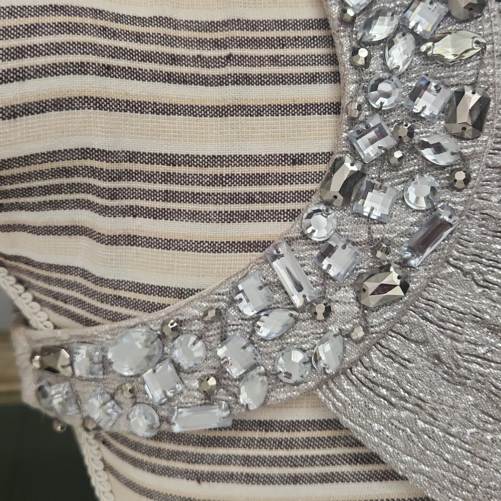 Jackie Jon Metallic Embellished Dress - Picture 8 of 12